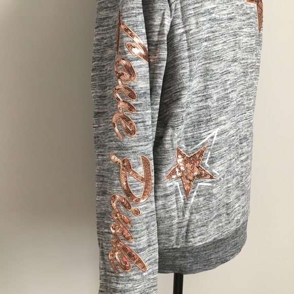 HTF PINK VS Bling Perfect Full Zip Hoodie New With Tag RARE - Picture 3 of 8